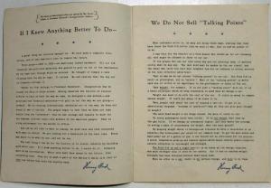 1933 The Henry Ford Letters - Series of Personal Messages on Ford Car & Business