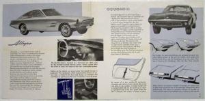 1963 Ford Styling X-Cars Media Press Info Folder - Mustang II Cougar II Allegro
