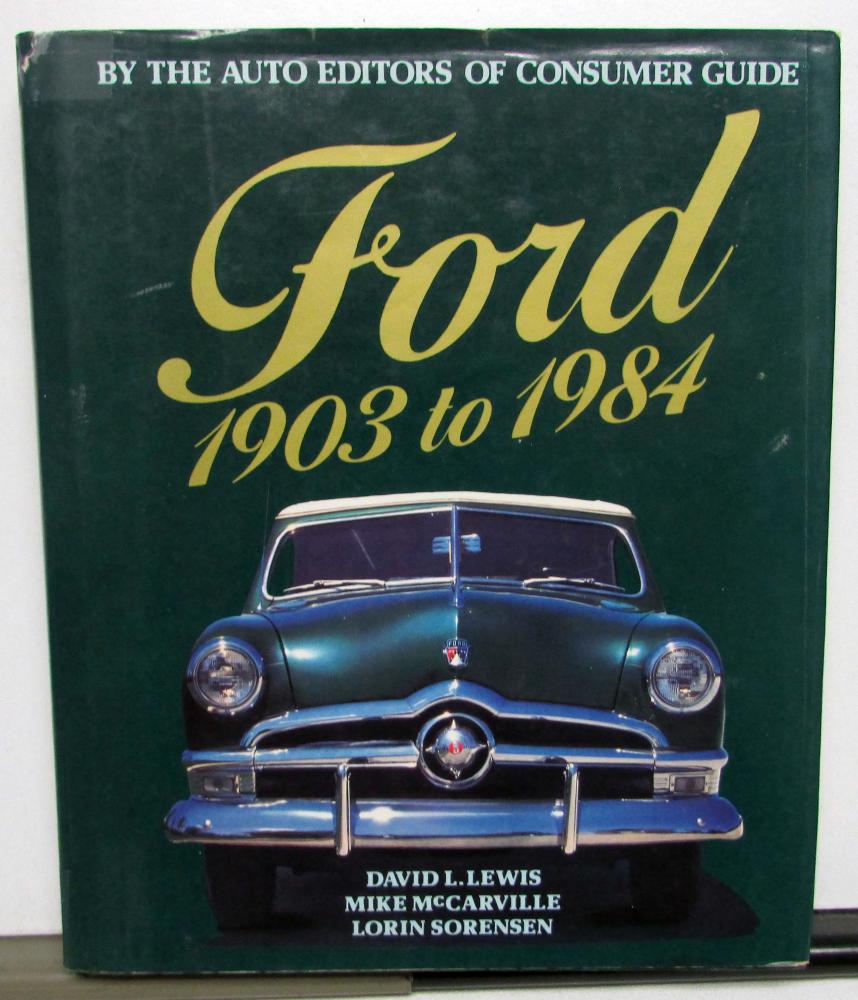 1903-1984 Ford Reference Book Model A T Thunderbird Galaxie Mustang