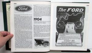 1903-1984 Ford Reference Book Model A T Thunderbird Galaxie Mustang