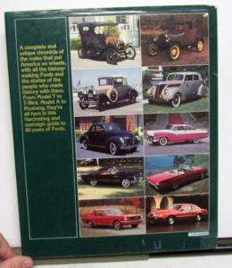 1903-1984 Ford Reference Book Model A T Thunderbird Galaxie Mustang