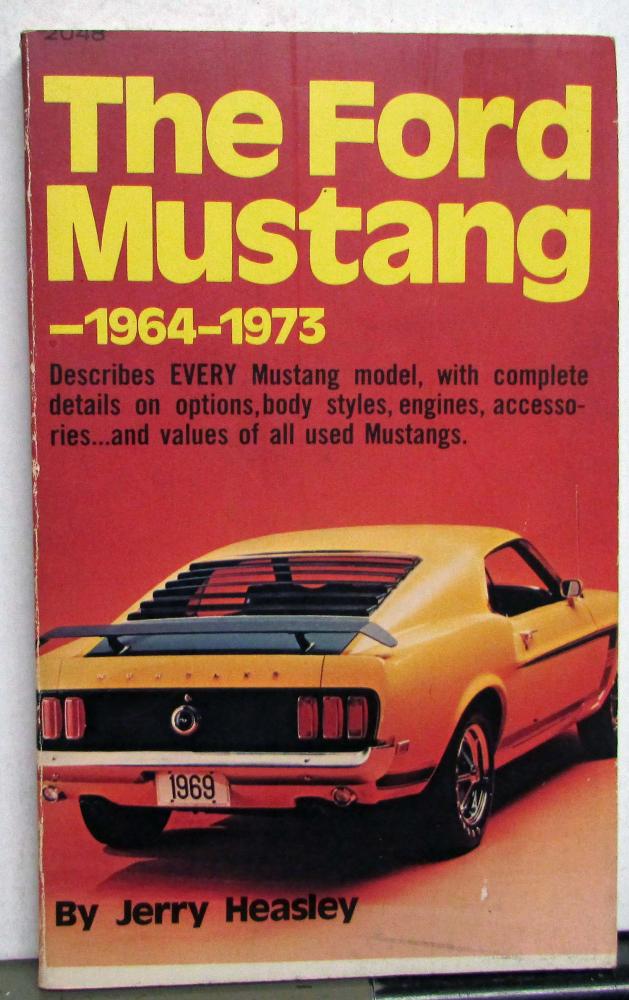 19641973 Ford Mustang Options Engines Accessories Book