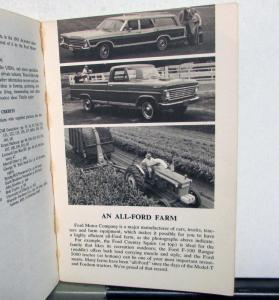 1967 Ford Almanac Mustang Fairlane Truck Tractor