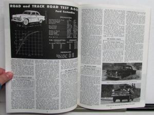 1949-1959 Ford Automobiles Road Tests Thunderbird Ranchero Fairlane Crestline