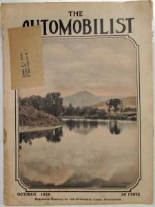 1929-1930 The Automobilist Monthly Publication Lot of 3