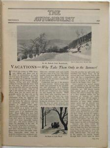 1929-1930 The Automobilist Monthly Publication Lot of 3