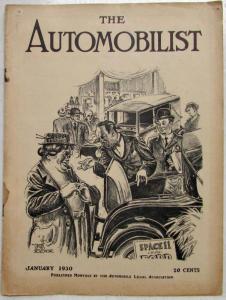 1929-1930 The Automobilist Monthly Publication Lot of 3