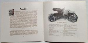 1906 Ford Book - REPRODUCTION