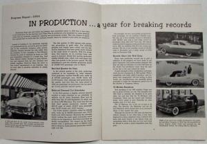 1954 Ford Progress Report for Employees