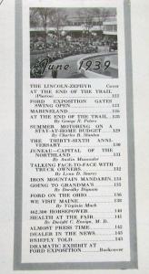 1939 Ford News June Issue Lincoln Zephyr Ad Original