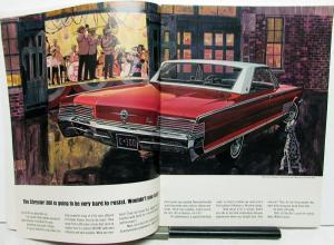 1966 Chrysler Newport New Yorker 300 Town & Country Sales Brochure XL Original