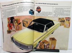 1966 Chrysler Newport New Yorker 300 Town & Country Sales Brochure XL Original