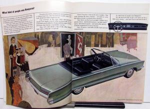 1966 Chrysler Newport New Yorker 300 Town & Country Sales Brochure XL Original