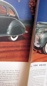 1939 Lincoln Zephyr V12 Four Door Sedan Ad Proof