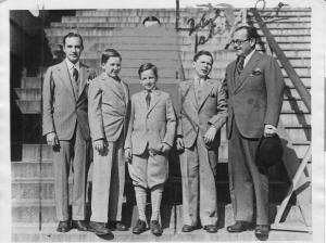 1930 Ford Family Visit at White House Press Photo and Release