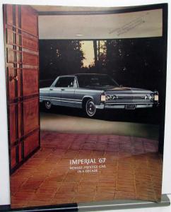 1967 Chrysler Imperial LeBaron Crown XL Prestige Sales Brochure