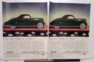 1939 Lincoln Zephyr V12 Coupe Spring Ad Proof