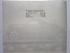 1939 Lincoln Zephyr V12 Coupe Spring Ad Proof