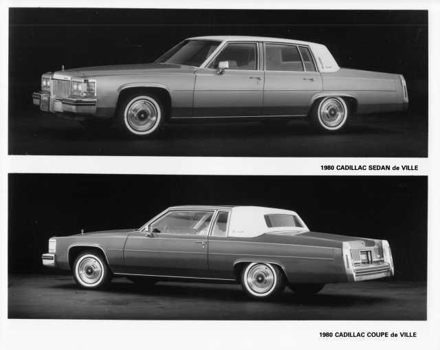 1980 Cadillac Sedan DeVille and Coupe DeVille Press Photo 0273