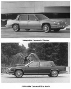 1988 Cadillac Fleetwood dElegance and Fleetwood Sixty Special Press Photo 0299