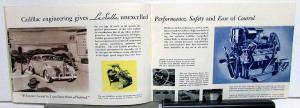 1939 Cadillac LaSalle V-8 Dealer Sales Brochure Coupe Sedan Convertible Original