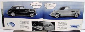 1939 Cadillac LaSalle V-8 Dealer Sales Brochure Coupe Sedan Convertible Original