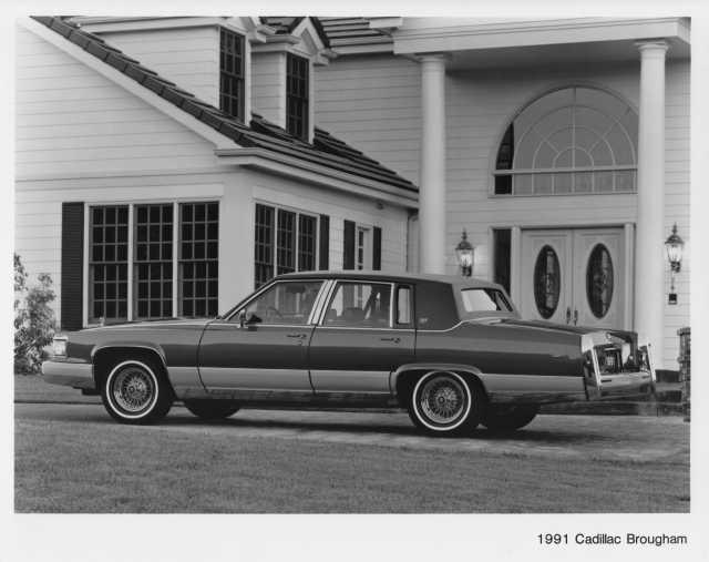 1991 Cadillac Brougham Press Photo 0312