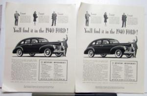 1940 Ford V8 Sedan You'll Find It In The '40 Ford! Ad Proof