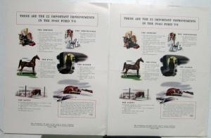 1940 Ford V8 Sedan 22 Improvements Comfort Style Safety Ad Proof