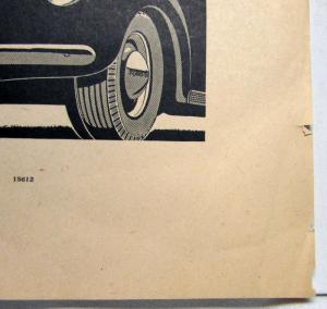 1940 Ford V8 What's New Ad Proof