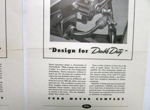 1940 Ford Motor Company Design For Double Duty Ad Proof