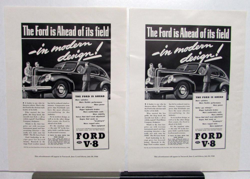 1941 Ford V8 Sedan Is Ahead Of Its Field Ad Proof