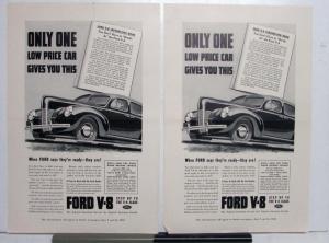 1940 Ford V8 Sedan You Dont Have To Break In The Ford V8 Ad Proof