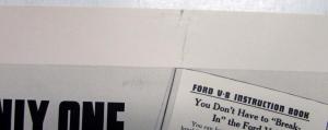1940 Ford V8 Sedan You Dont Have To Break In The Ford V8 Ad Proof