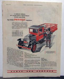 1929 GMC Truck Pontiac Engine A Great Series Of Light Duty Equip Made Greater Ad