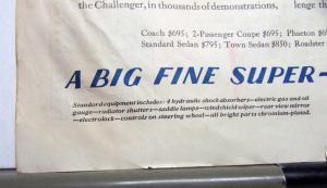 1929 Essex The Challenger Who Can Ignore Its Challenge? Ad
