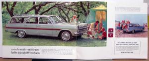 1965 Rambler Ambassador 6 & V8 Sales Brochure Original Oversized