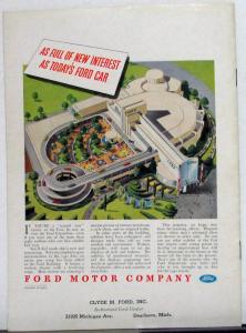 1940 Ford News Magazine September Issue Original