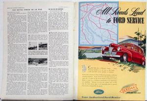 1941 Ford News Industry Magazine AUGUST Issue Original