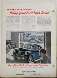 1941 Ford News Industry Magazine SEPTEMBER Issue Original