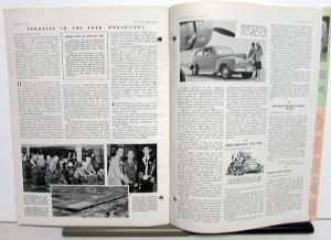 1942 Ford News Industry Magazine JANUARY Issue Original