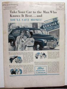 1942 Ford News Industry Magazine FEBRUARY Issue Original
