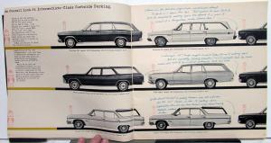 1966 Rambler X-Ray Dealer Comparison Brochure AMC Chevrolet Dodge Ford Plymouth