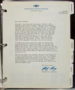 1978 Chevrolet Fleet Buyers Guide Camaro Nova Impala Caprice Monza Chevette