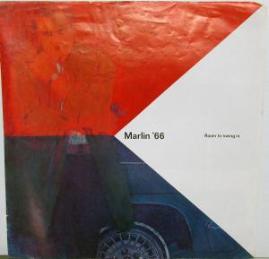 1966 AMC Marlin American Motors Oversized Sales Brochure Original