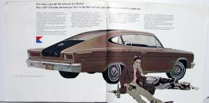 1966 AMC Marlin American Motors Oversized Sales Brochure Original
