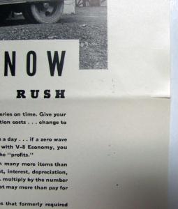 1937 Ford V8 Truck Get Ready Now For The Fuel Oil Rush Ad Proof