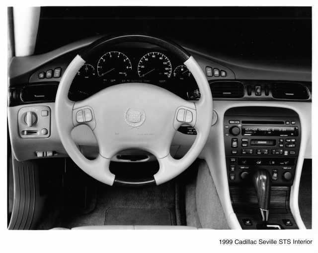 1999 Cadillac Seville STS Interior Press Photo 0352
