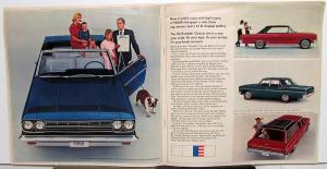 1966 AMC Ambassador Marlin Rambler Classic & American XL Sales Brochure Original