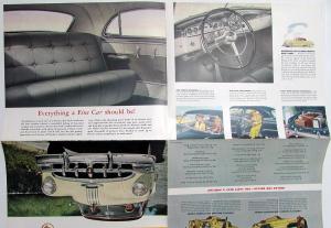 1950 Pontiac Sales Brochure Catalina Chieftain Streamliner Steel Station Wagon